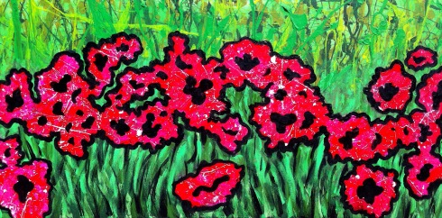 Red Poppy Fields / comission for a friend